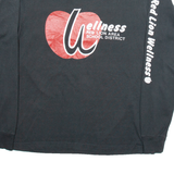 SCREEN STARS BEST Wellness Red Lions Area School District Mens T-Shirt Black 90s L