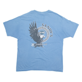 HARLEY DAVIDSON Mens T-Shirt Blue 2XL