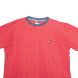 TOMMY JEANS Mens T-Shirt Red XL