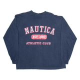 NAUTICA Mens T-Shirt Blue Long Sleeve XL