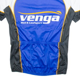 CUORE Cycling Full Zip Mens Jersey Blue M