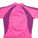 CRIVIT Cycling Mens Jersey Pink 1/2 Zip M