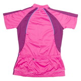 CRIVIT Cycling Mens Jersey Pink 1/2 Zip M