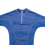 GRANT Cycling Mens Jersey Blue 1/2 Zip S