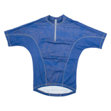 GRANT Cycling Mens Jersey Blue 1/2 Zip S