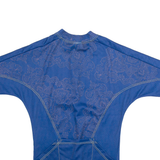 GRANT Cycling Mens Jersey Blue 1/2 Zip S