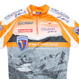 CUORE Cycling Mens Jersey Orange 1/4 Zip M