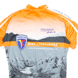 CUORE Cycling Mens Jersey Orange 1/4 Zip M