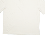 HARLEY DAVIDSON Mens T-Shirt Cream Button Neck 3XL