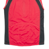 MOVE'N RIDE Cycling Mens Jersey Red Sleeveless 1/2 Zip S
