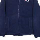 FILA Womens Fleece Jacket Blue M