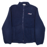 FILA Womens Fleece Jacket Blue M