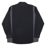 DICKIES Mens Worker Shirt Black Long Sleeve L