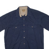 ORIGINALS Mens Plain Shirt Blue M