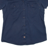DICKIES Womens Worker Shirt Blue M