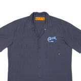 DICKIES Mens Worker Shirt Blue L