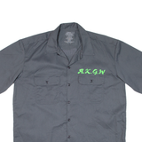 DICKIES Mens Worker Shirt Grey L