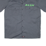 DICKIES Mens Worker Shirt Grey L