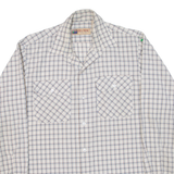 BIG MAC Mens Shirt Beige Check Long Sleeve M