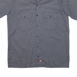 DICKIES Mens Worker Shirt Grey M