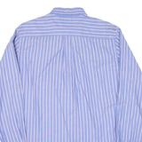 TOMMY HILFIGER Mens Shirt Blue Striped Long Sleeve S
