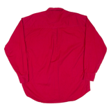 CHAPS RALPH LAUREN Mens Plain Shirt Red Long Sleeve L