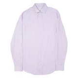ARMANI COLLEZIONI Mens Flannel Shirt Purple Long Sleeve M