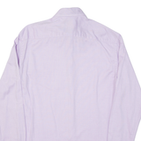 ARMANI COLLEZIONI Mens Flannel Shirt Purple Long Sleeve M