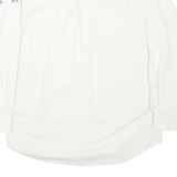 NAUTICA Mens Plain Shirt Cream Long Sleeve M