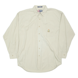 CHAPS RALPH LAUREN Mens Plain Shirt Beige Long Sleeve L