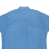 WOOLRICH Mens Plain Shirt Blue 2XL