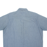 WRANGLER Mens Plain Shirt Blue XL