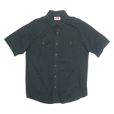 WRANGLER Mens Plain Shirt Black M