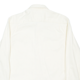 WRANGLER Mens Plain Shirt Cream Long Sleeve M