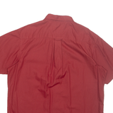 REDHEAD Mens Plain Shirt Red XL