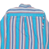 BRINK Mens Shirt Blue Striped Long Sleeve L