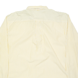 TOMMY HILFIGER Mens Shirt Yellow Striped Long Sleeve XL