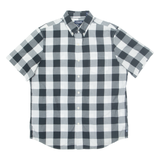 CHAPS Mens Shirt Black Check L