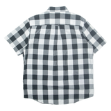 CHAPS Mens Shirt Black Check L