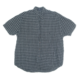NAUTICA Mens Shirt Black Check XL
