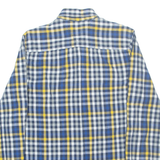 TOMMY HILFIGER Mens Shirt Blue Check Long Sleeve S