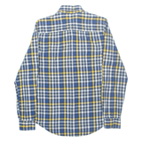 TOMMY HILFIGER Mens Shirt Blue Check Long Sleeve S