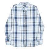TOMMY HILFIGER Mens Shirt Blue Check Long Sleeve M