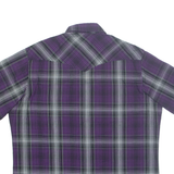 WRANGLER Mens Shirt Purple Check XL
