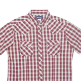 WRANGLER Mens Shirt Red Check XL