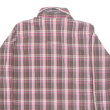 WRANGLER Womens Shirt Brown Check Long Sleeve XL