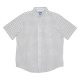 CHAPS Mens Shirt Grey Check L