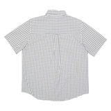 CHAPS Mens Shirt Grey Check L