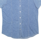 TOMMY HILFIGER Womens Denim Shirt Blue S