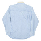 WOOLRICH Mens Denim Shirt Blue Long Sleeve M